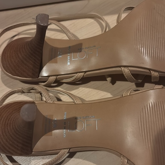 LOFT Tan Heels with Strappy Design 10 - Picture 7 of 7